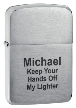 1941 Replica Brushed Chrome Zippo Lighter