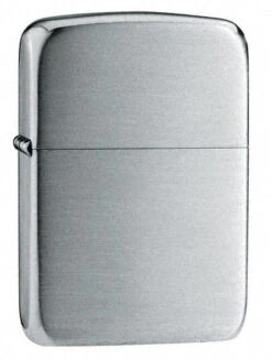 1941 Replica Hand Satin Sterling Silver Zippo Lighter - Free Engraving - ID# 24