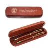 Air Force Cherrywood Double Pen And Box P