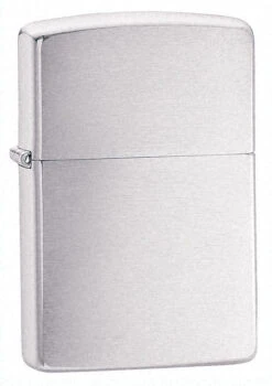 Armor Brushed Chrome Zippo Lighter - ID# 162
