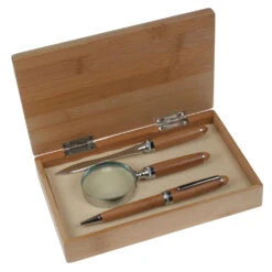 Bamboo Magnifying Glass & Letter Opener P