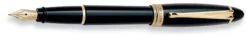 Black & Gold Fountain Pen By Aurora