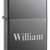 Black Ice Engraved Zippo Lighter - Free Engraving - ID# 150