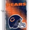 Chicago Bears NFL Brushed Chrome Zippo Lighter - ID# Z702 -Pen Aurora Shop chicago bears nfl brushed chrome zippo lighter 40