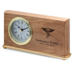 Chiropractor S Personalized Wood Desk Clock