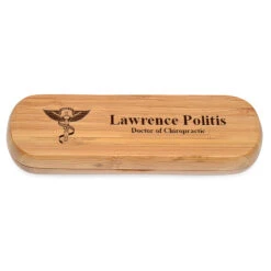 Chiropractor Theme Bamboo Pen And Box Set