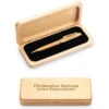 Elegance Collection Maple Wood Laser Engraved Ballpoint Pen Set -Pen Aurora Shop elegance collection maple wood laser engraved ballpoint pen set 41
