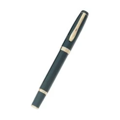 Pen Aurora Shop 13 Executive Collection Laser Engraved Black & Gold Rollerball Pen
