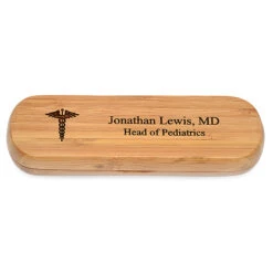 Medical Theme Bamboo Pen And Box Set