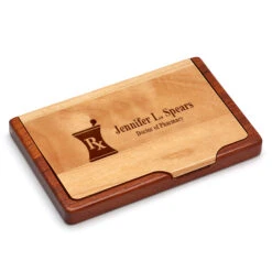 Pharmacist S Engraved Business Card Holder
