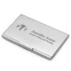 Physical Therapist Theme Personalized Business Card Holder