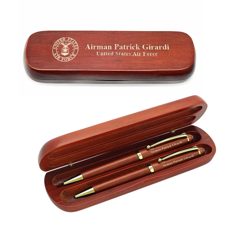 Pen Aurora Shop 17 Pen Aurora Shop -Pen Aurora Shop air force cherrywood double pen and box set 186 768x768 1